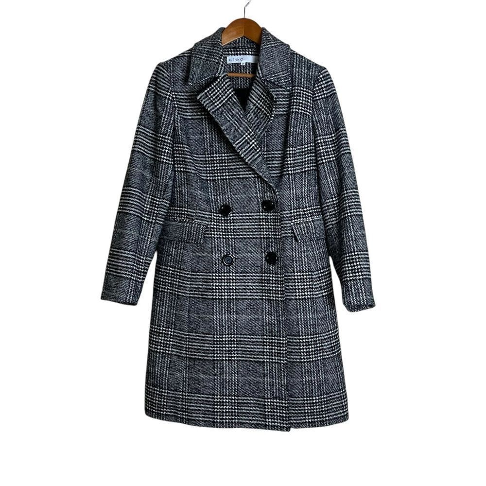Cleo wool blend long coat. Size xs‎